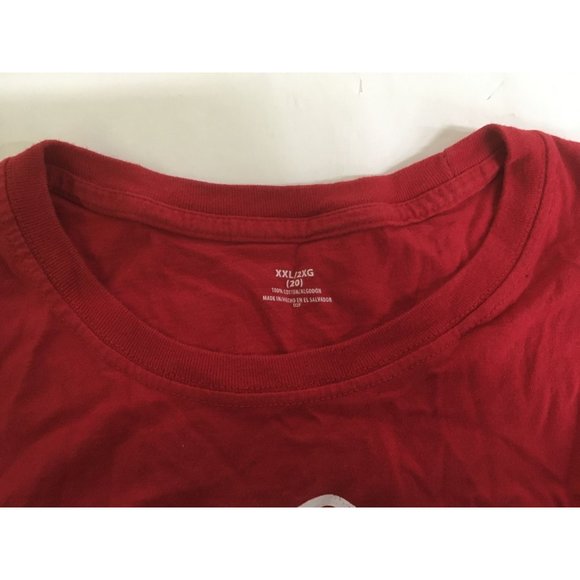 Womens XXL Always Believe Christmas Red/Green Tee Shirt - Picture 2 of 3